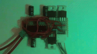 The circuit, used ot illuminate itself.