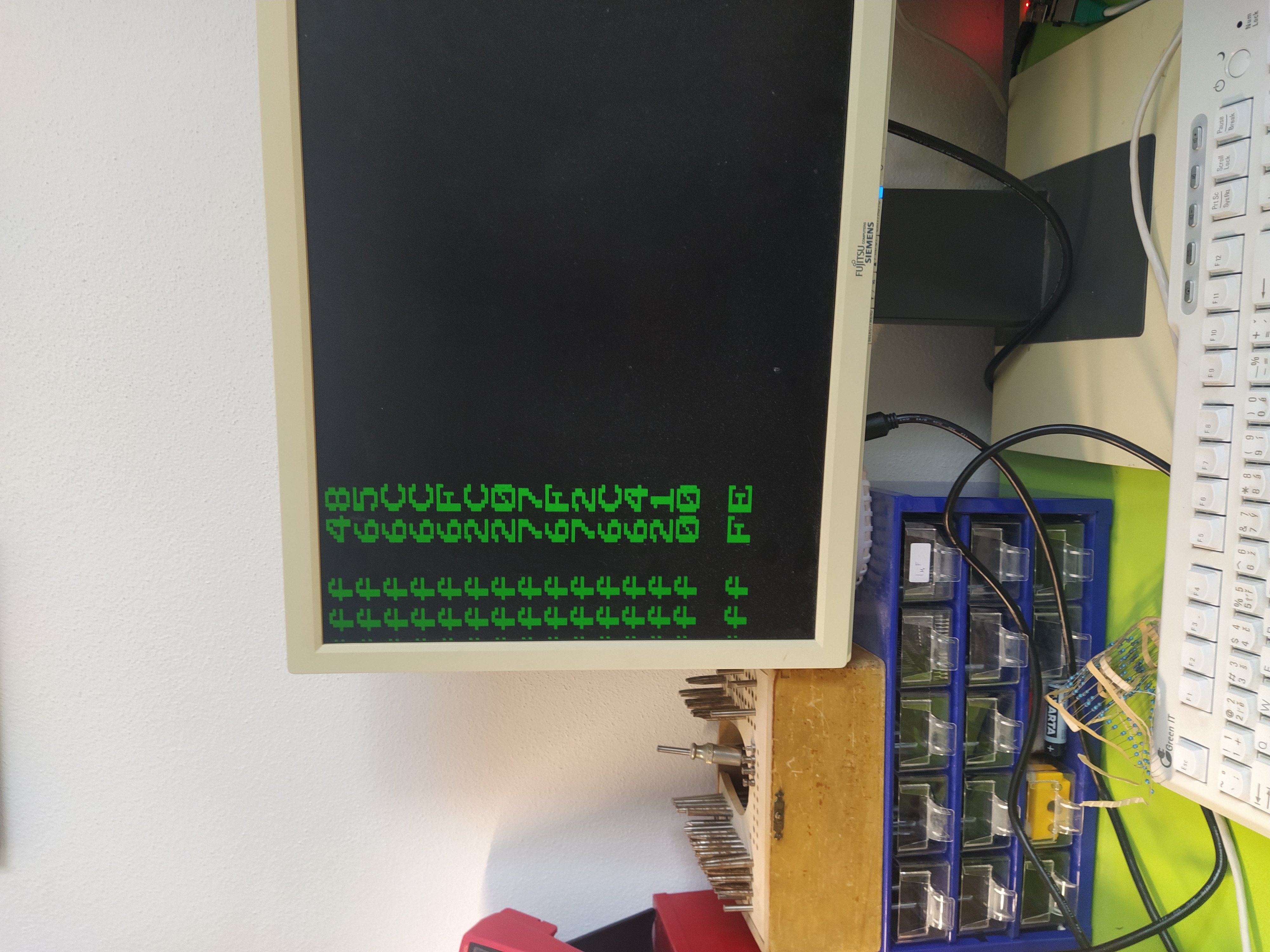 Manually communicating with the SD card using the MMC protocol.