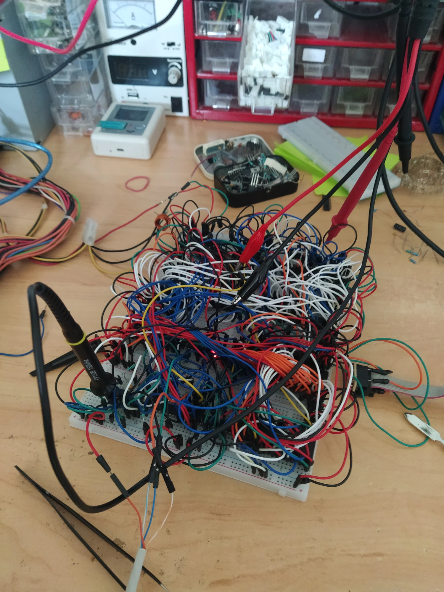 Me working on the computer